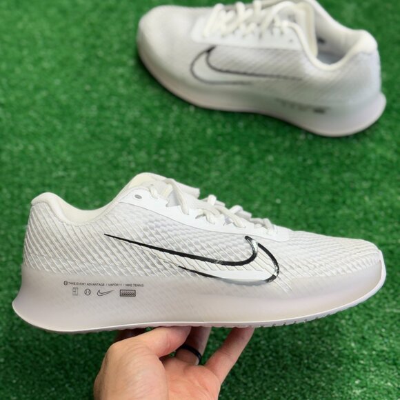 Nike Court Air Zoom Vapor 11 HC Gray Womens DR6965-100 VNDS Sz 9